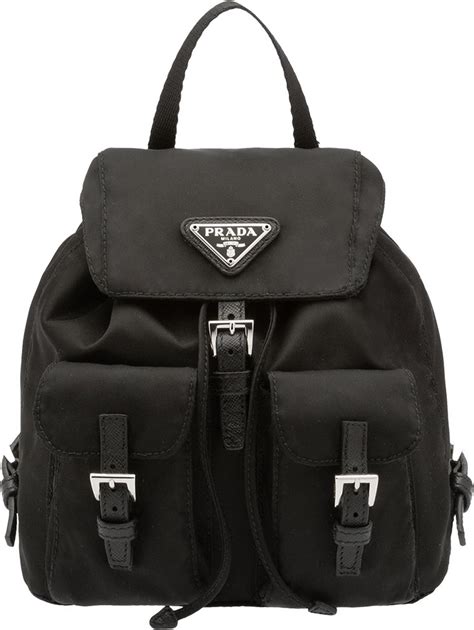 fake prada black backpack